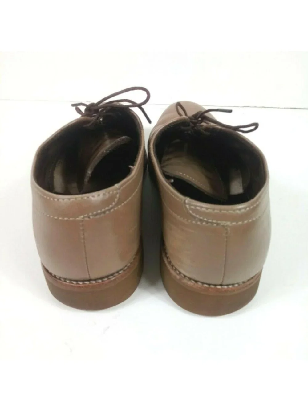 Dexter Vintage Leather Oxford Shoes Mens 8WW Brown Made In USA Career Work